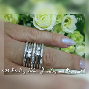 Sterling Silver Ring RR906
