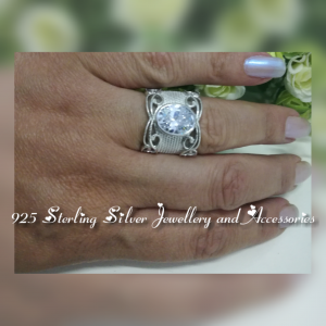 Sterling Silver Ring RR9912