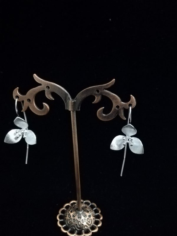 EA900 925 Sterling Silver Earring Statement Flower