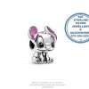 925 Sterling Silver Baby Lilo and Stitch  Charm Bead. Pandora Compatible 