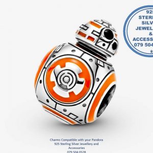 925 Sterling Silver Star Wars BB-8 Pandora Compatible Charm
