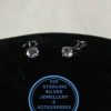 925 Sterling Silver Earring - Sterling Silver Cubic Stud  Earrings 4mm   - 1 pair  Prices Excludes National delivery to your door at a nominal fee.