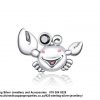 925 Sterling Silver Cute Beach Crab Charm. Pandora Compatible 