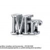 925 MR CHARM - 1 Charm in Price Sterling Silver MR and MRS  Charm available Compatible with your Pandora.