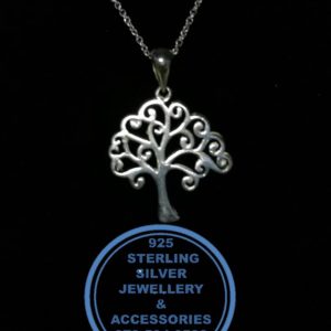 Family Tree Pendant Sterling Silver