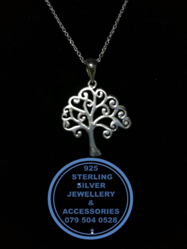 Family Tree Pendant Sterling Silver