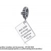 925 Sterling Silver With God All Things Are Possible Charm. Pandora Compatible