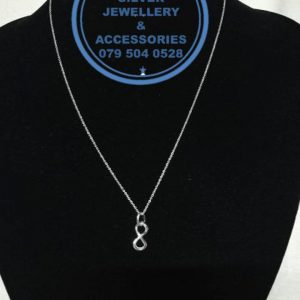 925 Sterling Silver Infinity Pendant with 42 cm Chain Prices Excludes Nominal National Door-to-door Courier Fee