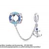 925 Sterling Silver Enamel detail Anchor and Lifesaver Sailor Sea Love Travel Safety Chain. Pandora Compatible
