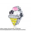 925 Sterling Silver Delicious Colored Ice Cream Summer Love Charm. Pandora Compatible