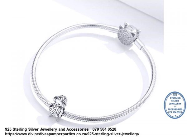 925 Sterling Silver Cute Sheep Standing Charm. Pandora Compatible