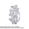 925 Sterling Silver Butterfly CZ detail Charm. Pandora Compatible