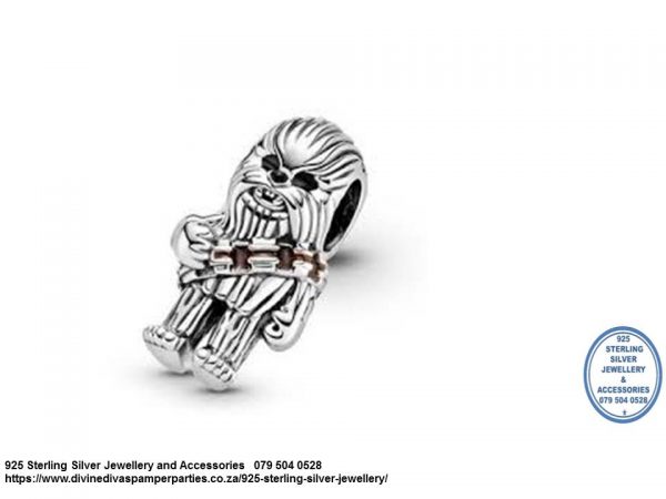 Sterling Silver Chewbacca Star Wars Pandora Compatible Charm