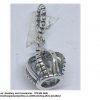 925 sterling Silver Dangle Crown. Pandora Compatible