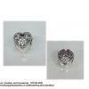 925 Sterling Silver  Mickey And Minnie Mouse Double Side CZ Cubic Detail  Charm Bead. Pandora Compatible
