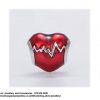 925 Sterling Silver  Red Enamel Heart Beat Charm Bead. Pandora Compatible 