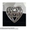 925 Sterling Silver Best Mom Heart  Charm Bead. Pandora Compatible.