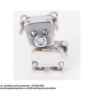 Robo Dog Charm Pandora Compatible