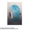 925 Sterling Silver Blue Faceted Charm Bead. Pandora Compatible 