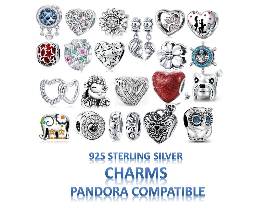 Sterling Silver Charms Pandora Compatible