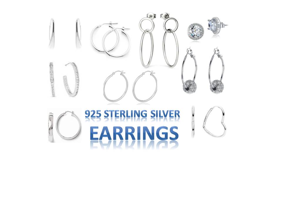 925 Sterling Silver Juwellery and Accessories Earrings