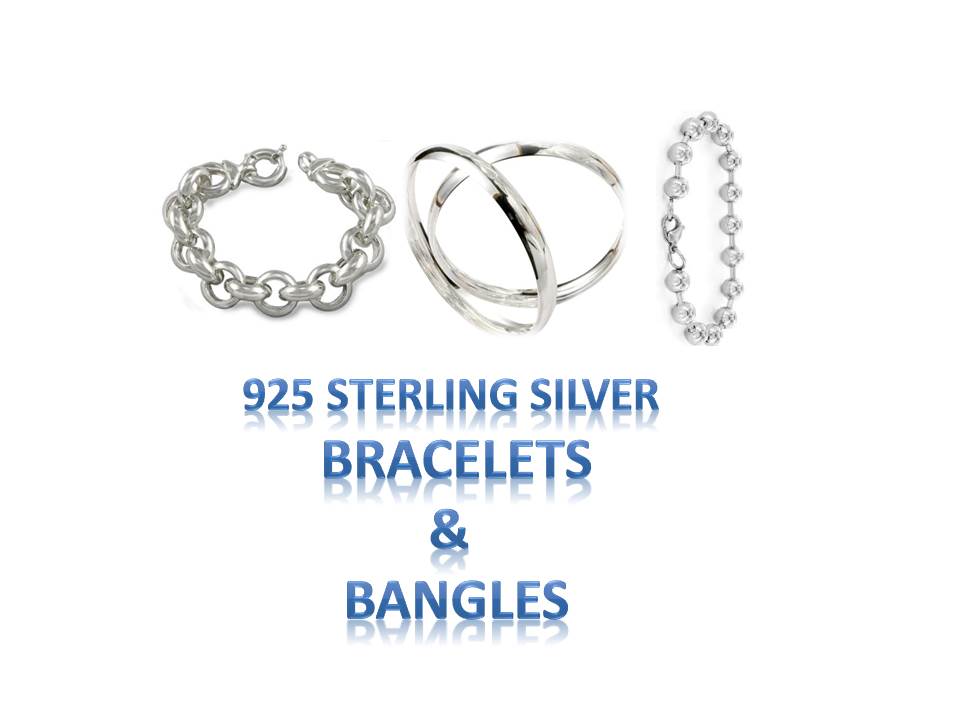 925 Sterling Silver Jewellery and Accessories Bangles Bracelets