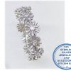 "925 Sterling Silver Cubic Stackable Daisy Flower Ring"
