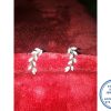 925 Sterling Silver Olive branch Vine Earrings with Studs