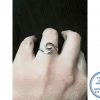 "925 Sterling Silver Wave Ring "