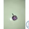 "925 Sterling Silver Amythist Pendant ONLY Square. Excl chain"