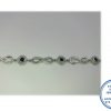 925 Sterling Silver Black & Clear Cubic Infinity Bracelet Showstopper
