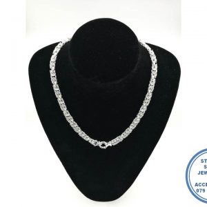925 Sterling Silver Statement Designer's Italian Chain 50cm Bulky Chain