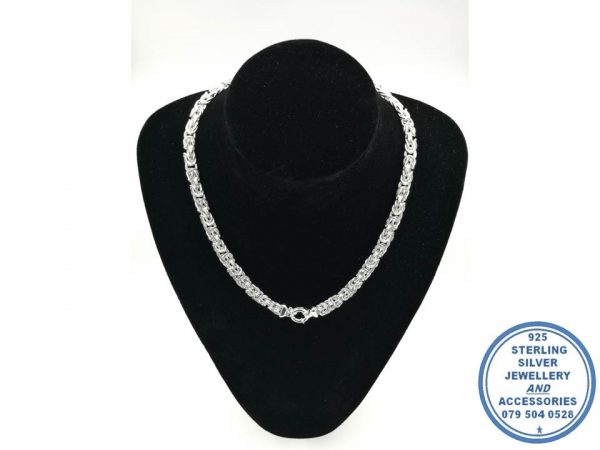 925 Sterling Silver Statement Designer's Italian Chain 50cm Bulky Chain