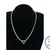 925 Sterling Silver Italian Designer's Rolo Chain Necklace