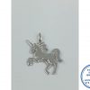 925 Sterling Silver Designer's Unicorn Pendant