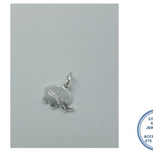 925 Sterling Silver Pendant Elephant