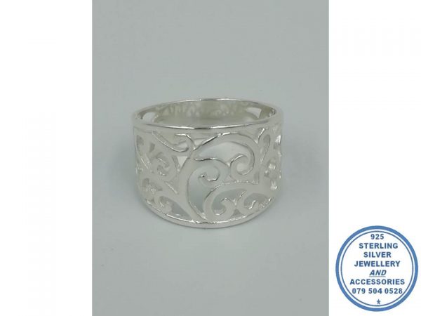 925 Sterling Silver Filigree Cut Out Ring Must Have