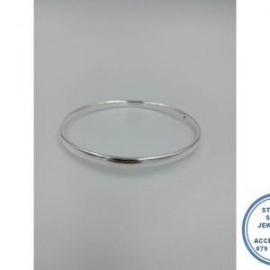 925 Sterling Silver Bangle 65mm