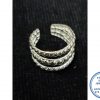"925 Sterling Silver Ear Cuff 3 line twisted"